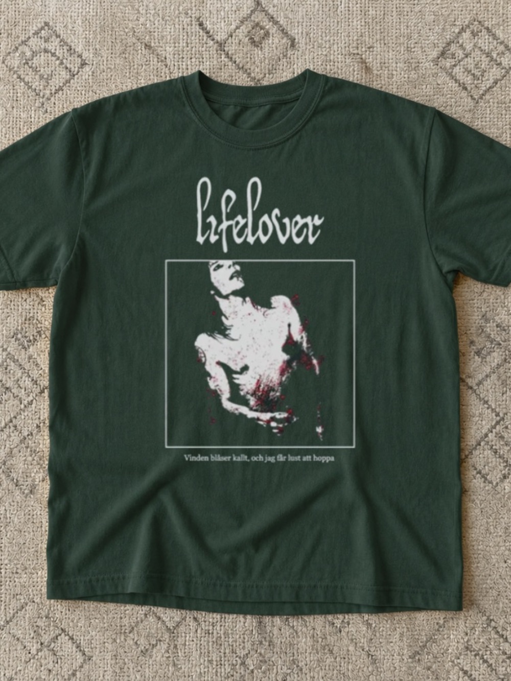 Lifelover Band Swedish Depressive Metal Punk Rock Streetwear Aesthetic Tee - Picture 2 of 7